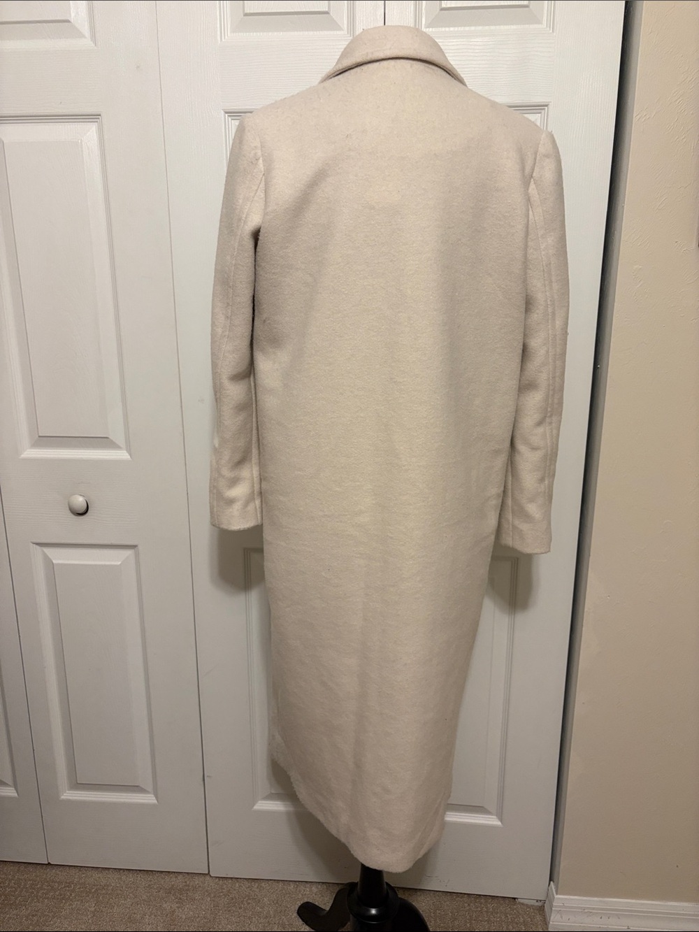 NWT Z Supply Conway Plush Coat Sea Salt White Midi Long Jacket Size Small. - Picture 5 of 12